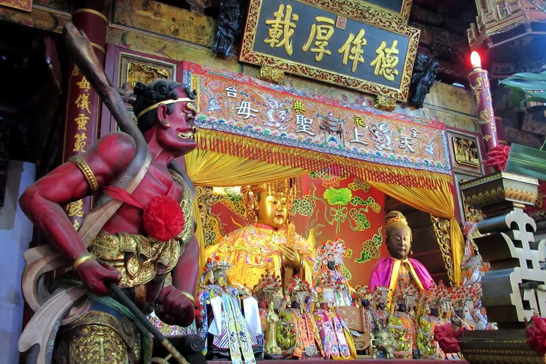 台南景點推薦|大天后宮 台南景點——大天后宮媽祖廟